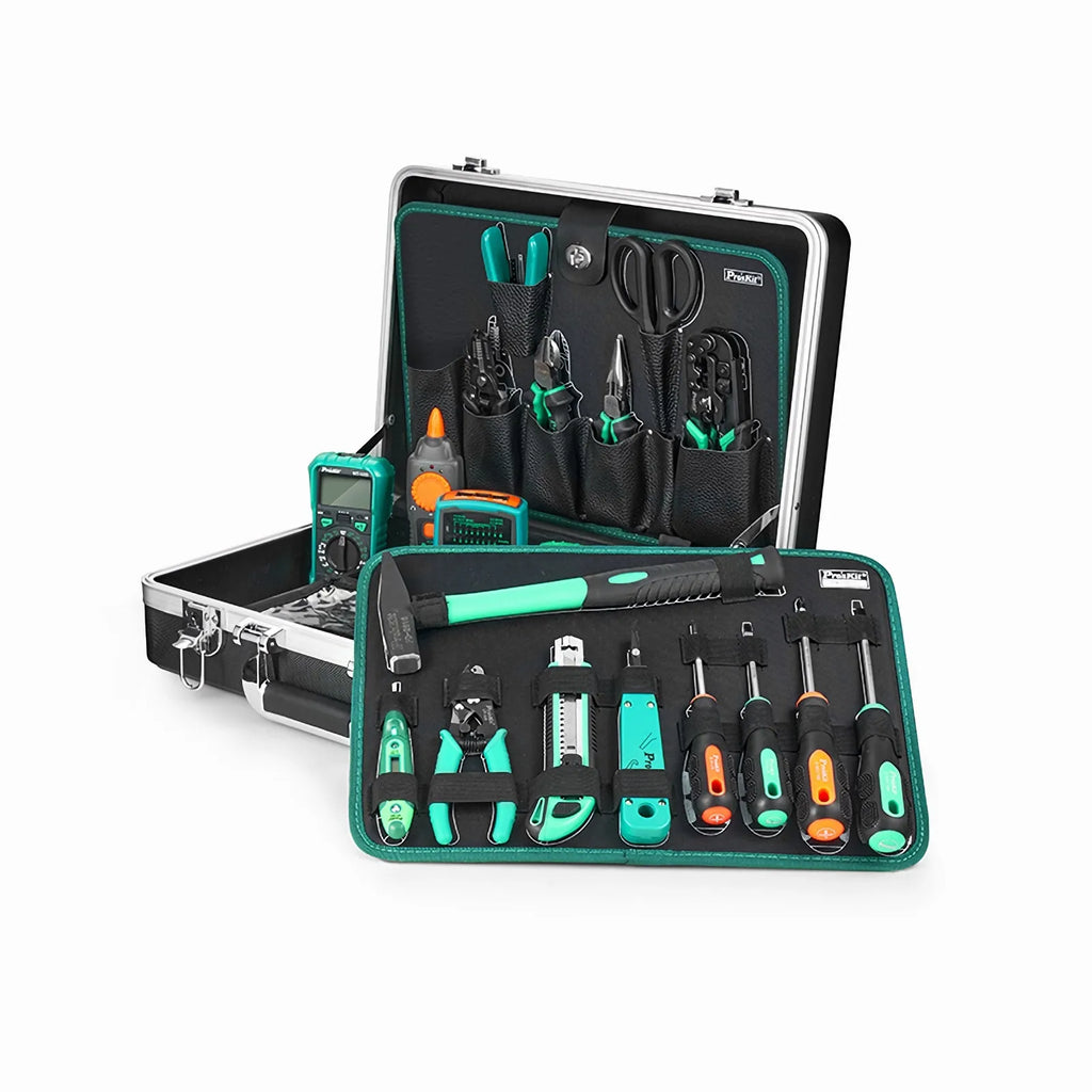 Pro'sKitÂ® Fiber Optic & Telecom Installation Tool Kit PK-9472G