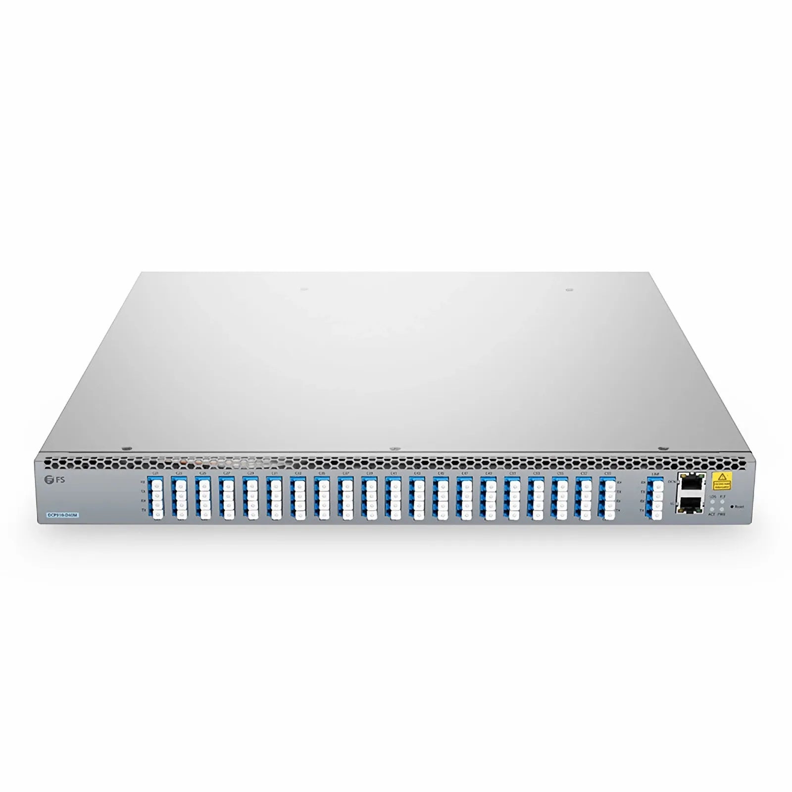 DCP910-D40M, 40 Channel 100G DWDM PAM4 Active Multiplexer, C21-C60, 20 x 100G LC/UPC, Duplex, with Monitor Port, 1U Rack Mount, 0-80km