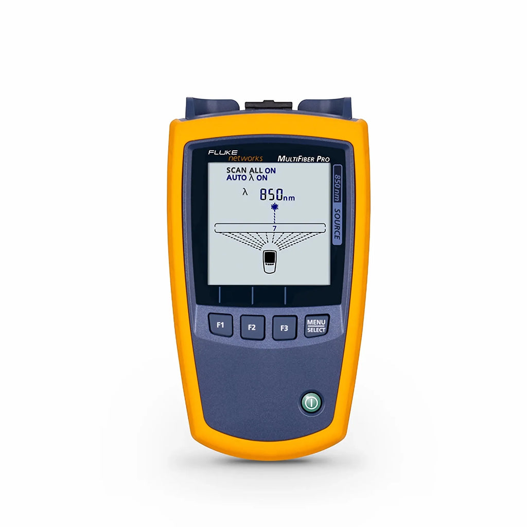Fluke Networks Handheld Fiber Optical Light Source (850nm) with MTPÂ®/MPO-12 Female UPC Connector