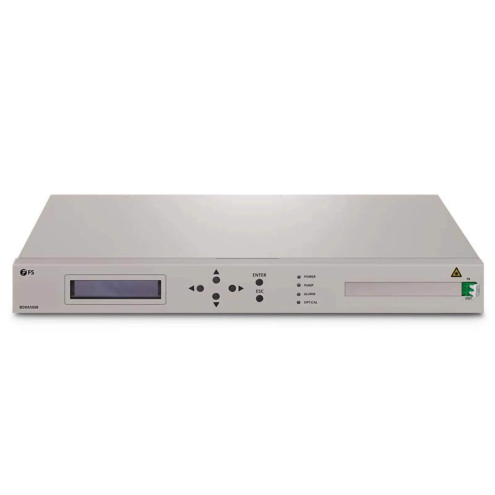 D7000 BDRA5008 Co-propagating Distributed Raman Amplifier with 8dB Gain, 80 Wavelengths, Dual AC PSUs, 1U Rack Mount