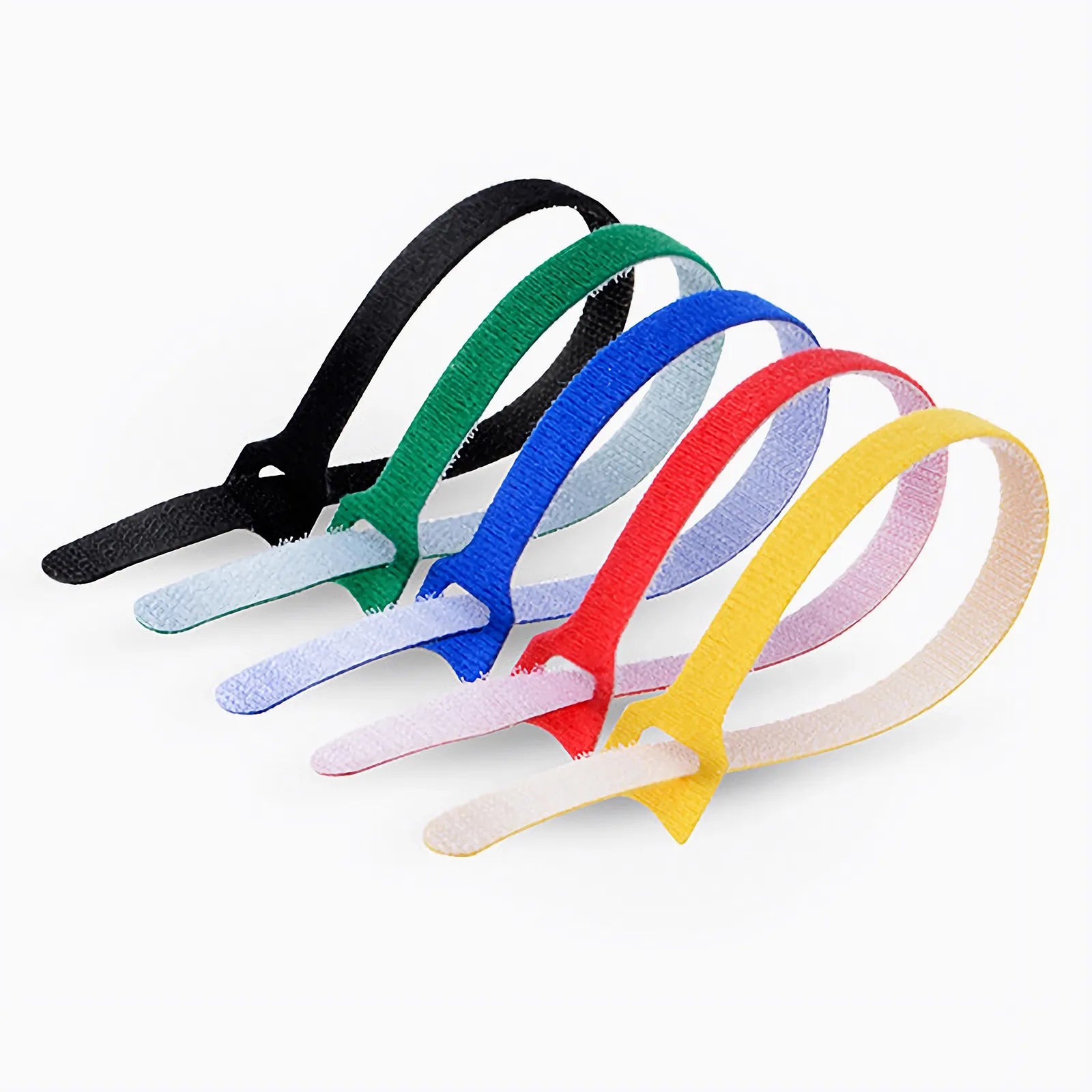 25Pcs/Bag 10in.L x 0.5in.W T-type Reusable Cable Ties-Colorful