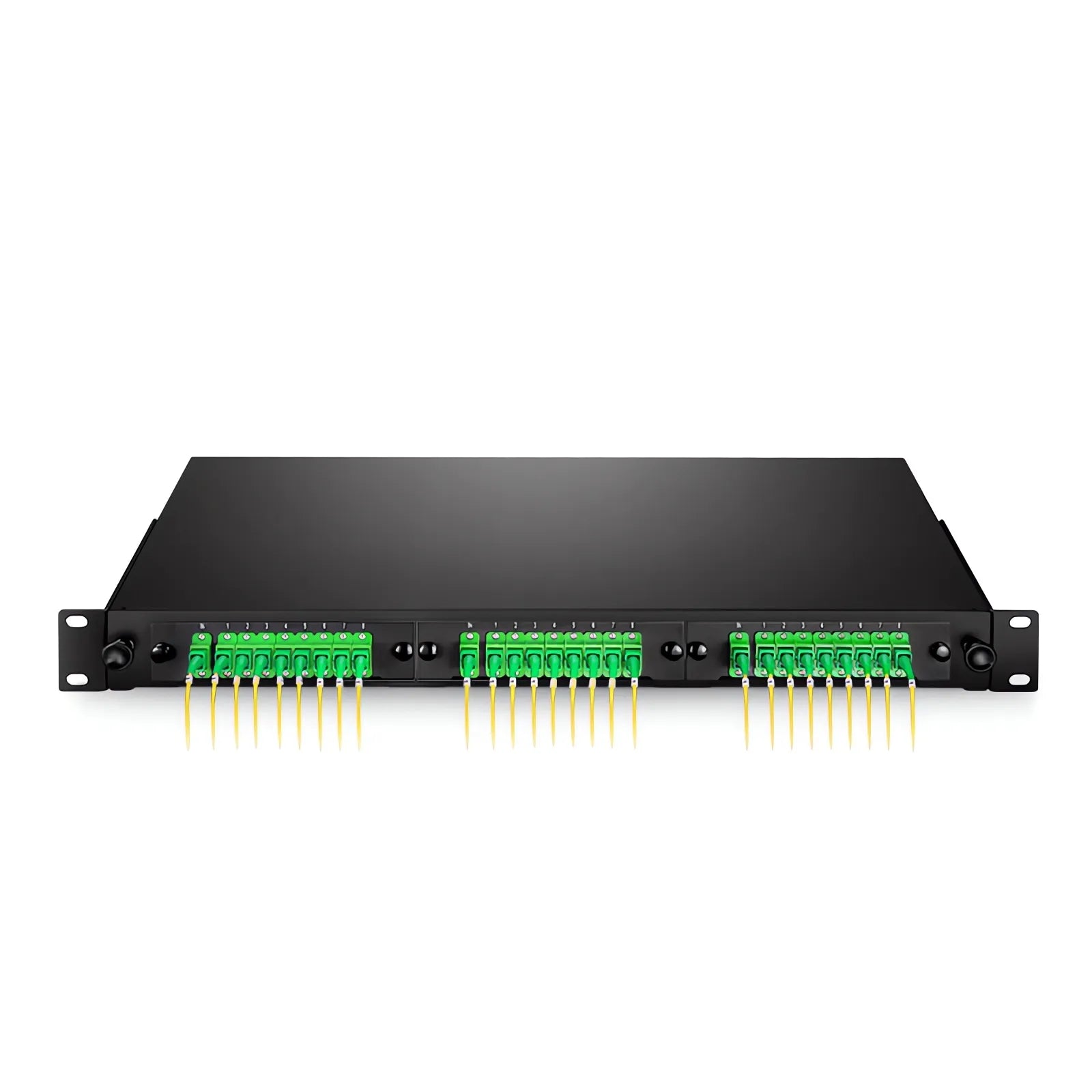 1U Slide-Out Rack Mount LGX Fiber Enclosure Unloaded, Holds up to 3 LGX Cassette PLC Splitter