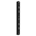 Vertical Single Sided Cable Manager, 45RU, Bend Radius Finger, 4.9 in. Wide