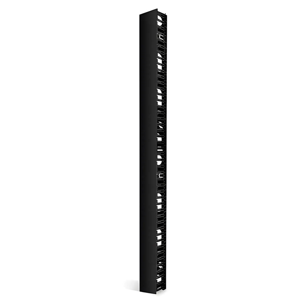 Vertical Single Sided Cable Manager, 45RU, Bend Radius Finger, 4.9 in. Wide