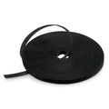 25m/Roll 1000in.L x 0.48in.W Hook and Loop Reusable Cable Ties-Black