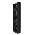 Vertical Dual Sided Cable Manager, 45RU, Bend Radius Finger, 4.9 in. Wide