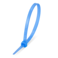 100Pcs/Pack 6in.L x 0.15in.W Self-Locking Nylon Cable Ties, Blue