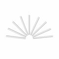 0.8 x 30mm Fiber Optic Splice Protection Sleeve, Single Fiber, 50pcs/pkg
