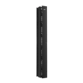 Vertical Dual Sided Steel Cable Manager, 45RU, Bend Radius Finger, 5.5 in. Wide