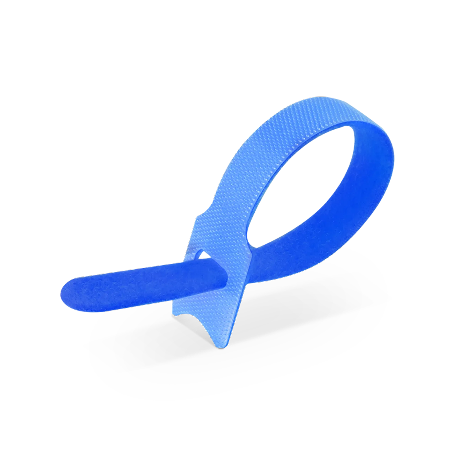 100Pcs/Pack 6in.L x 0.5in.W T-type Reusable Cable Ties, Blue