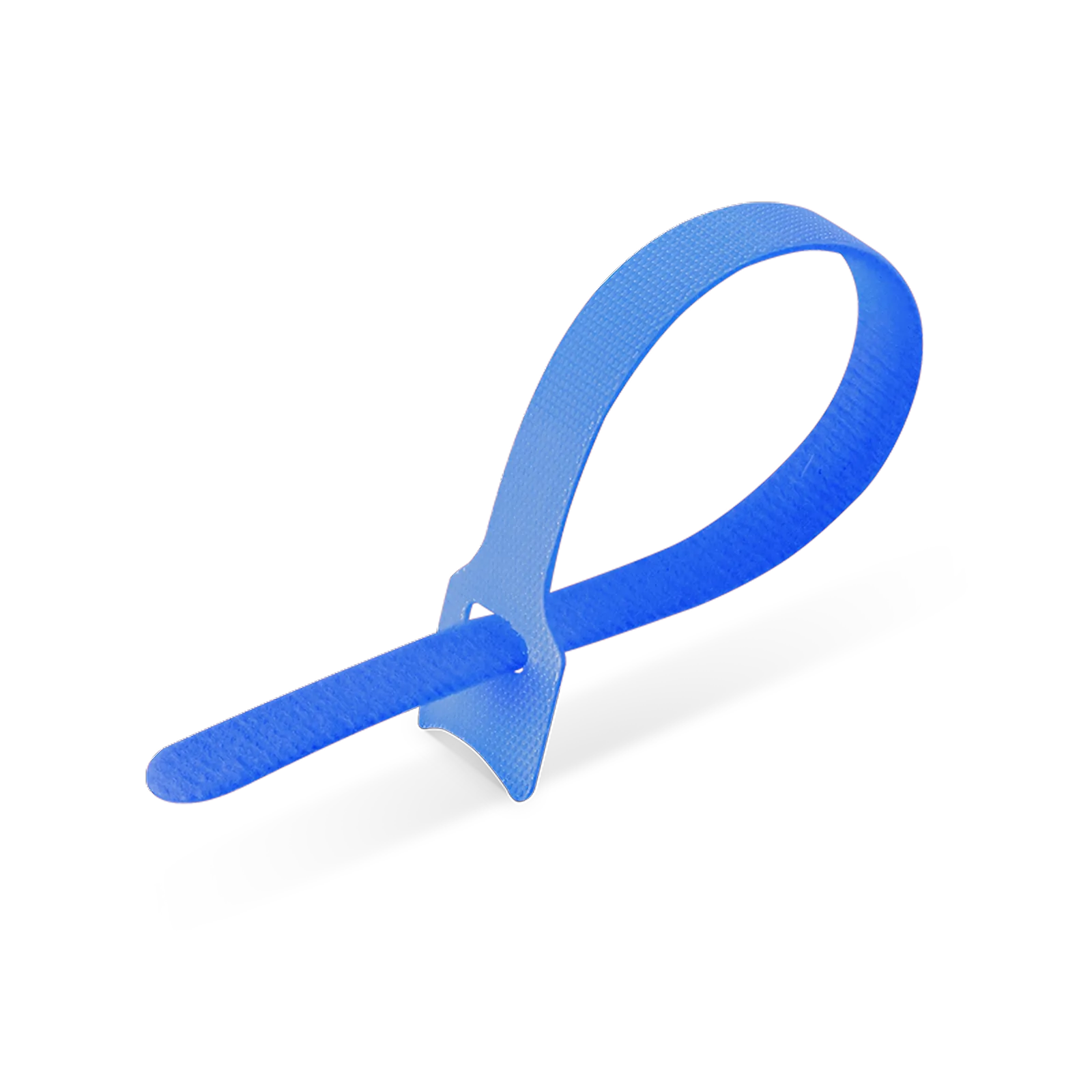 100Pcs/Pack 8in.L x 0.5in.W T-type Reusable Cable Ties, Blue