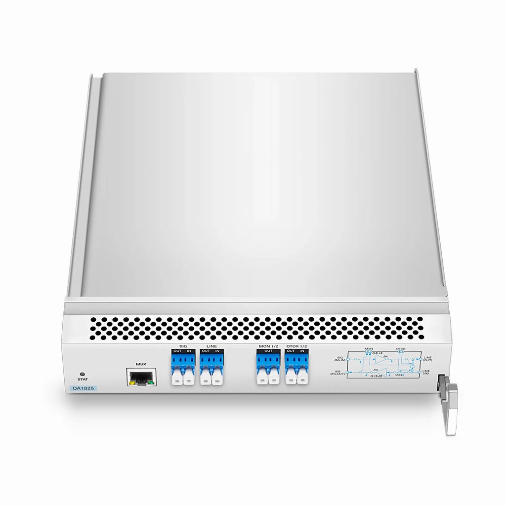 D7000 OA1825, DWDM EDFA Bidirectional Amplifier with PA 15-25dB and BA 8-18dB Gain, 21.5dBm Output for D7000 Series Managed Chassis, with Built in OSC, VOA