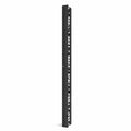 Vertical Single Sided Cable Manager, 42RU, Bend Radius Finger, 3.5 in. Wide
