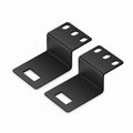 Mounting Bracket for Vertical Cable Manager with M6 Model Screws and Nuts, Black, 4 PCS/Pack