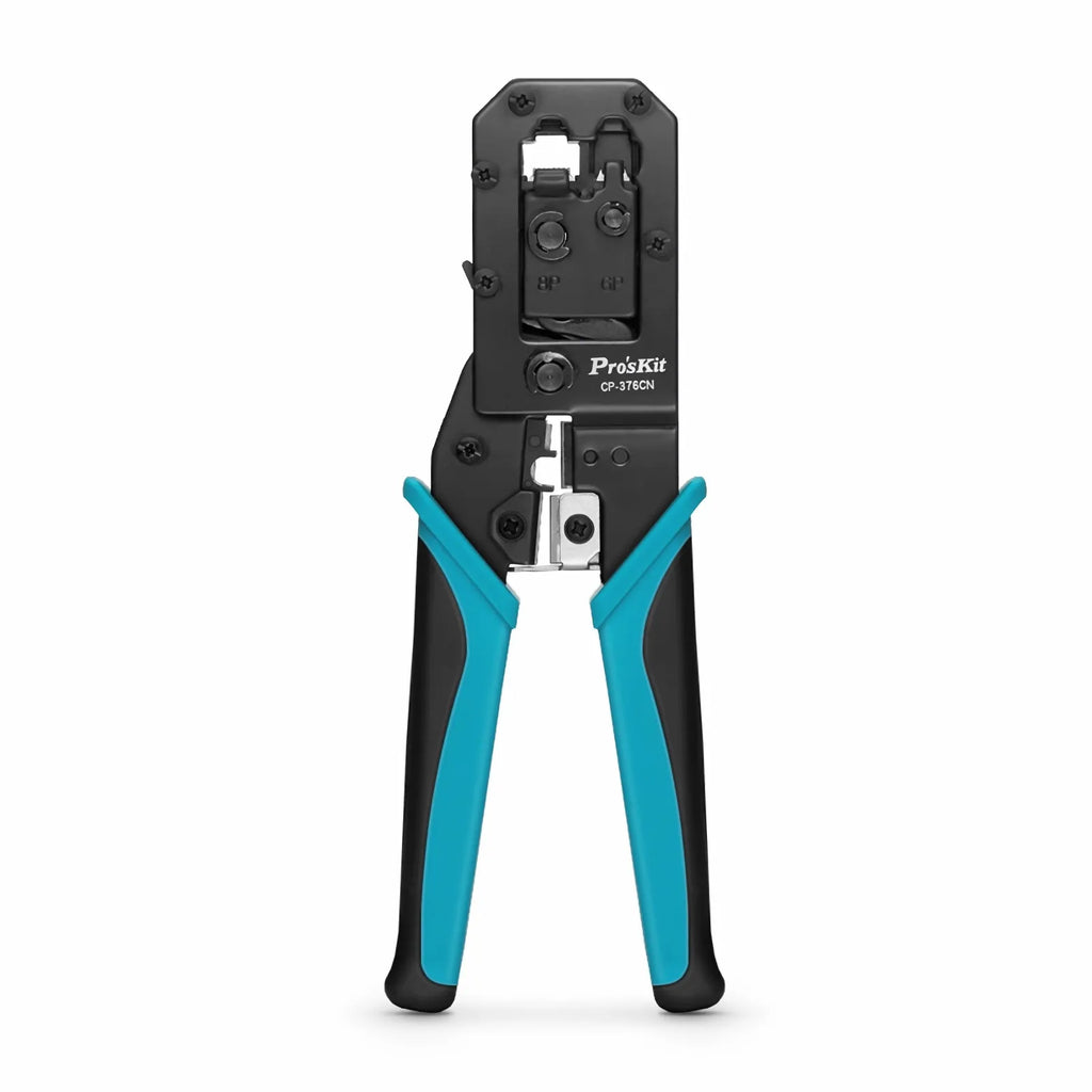 Pro'sKitÂ® All-in-one Modular Tool, Wire Stripper Cutter Crimper for 6P/8P Modular Plugs with Safety Baffle