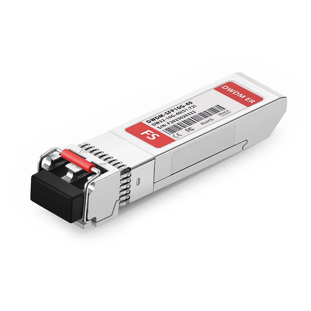 Cisco C32 DWDM-SFP10G-51.72 Compatible SFP+ 10G DWDM 1551.72nm 100GHz 40km DOM Duplex LC/UPC SMF Optical Transceiver Module for Transmission