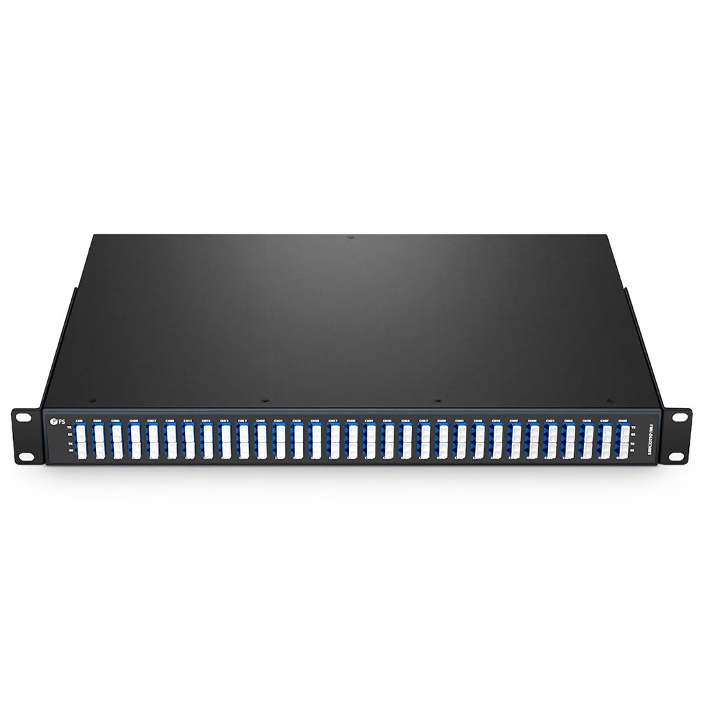 60 Channels Odd DWDM Mux Demux, Super C-band 100GHz 190.75-196.65THz, with Monitor Port, 6.0dB Typical IL, LC/UPC, Dual Fiber, FMU 1U Rack Mount