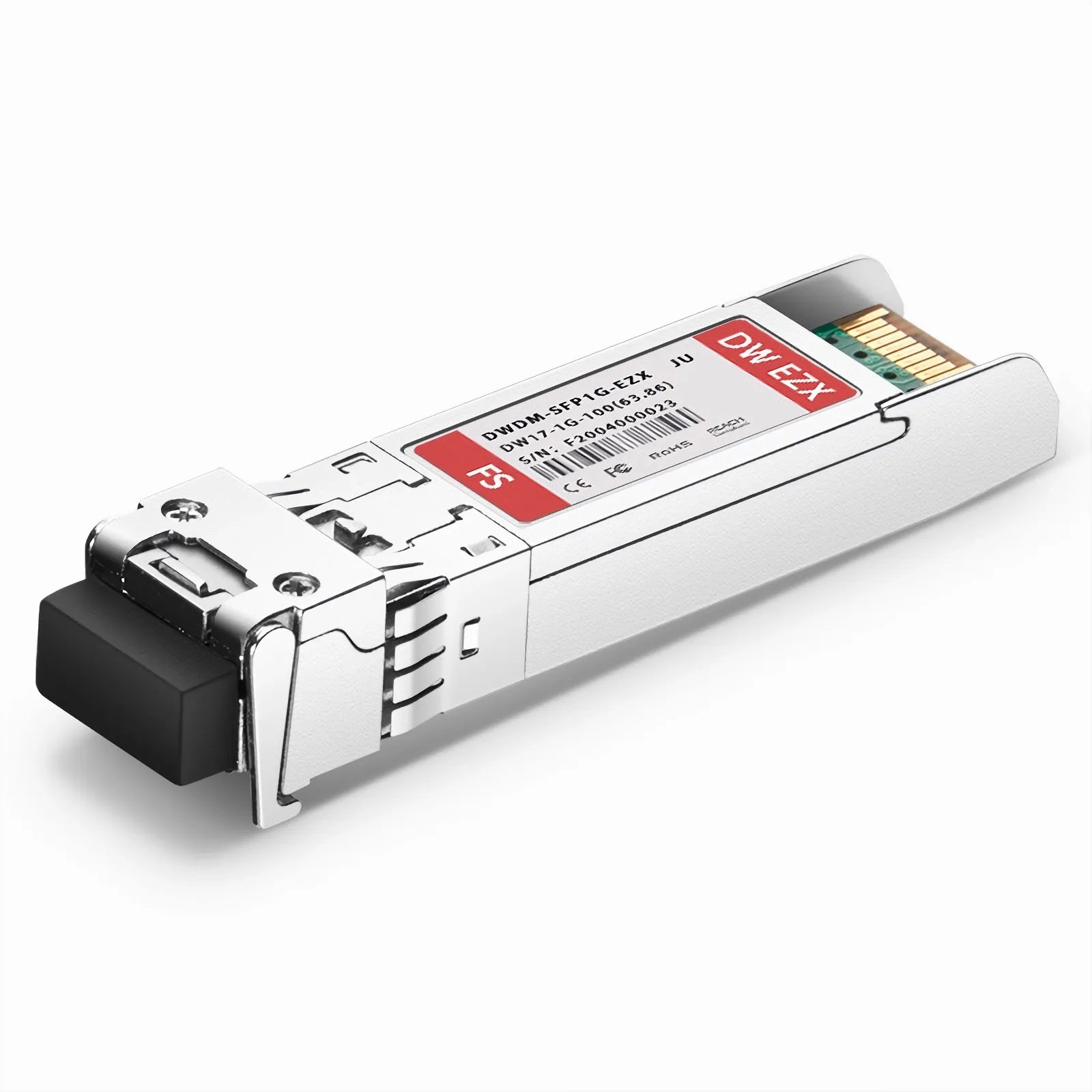 Juniper Networks C17 SFP-1G-DW17-100 Compatible SFP 1000BASE-DWDM 1563.86nm 100GHz 100km DOM Duplex LC/UPC SMF Optical Transceiver Module for Transmission