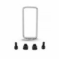 1U 1.6" Single D-ring Vertical Cable Manager with M6 Model Screws and Nuts, 10PCS/Pack