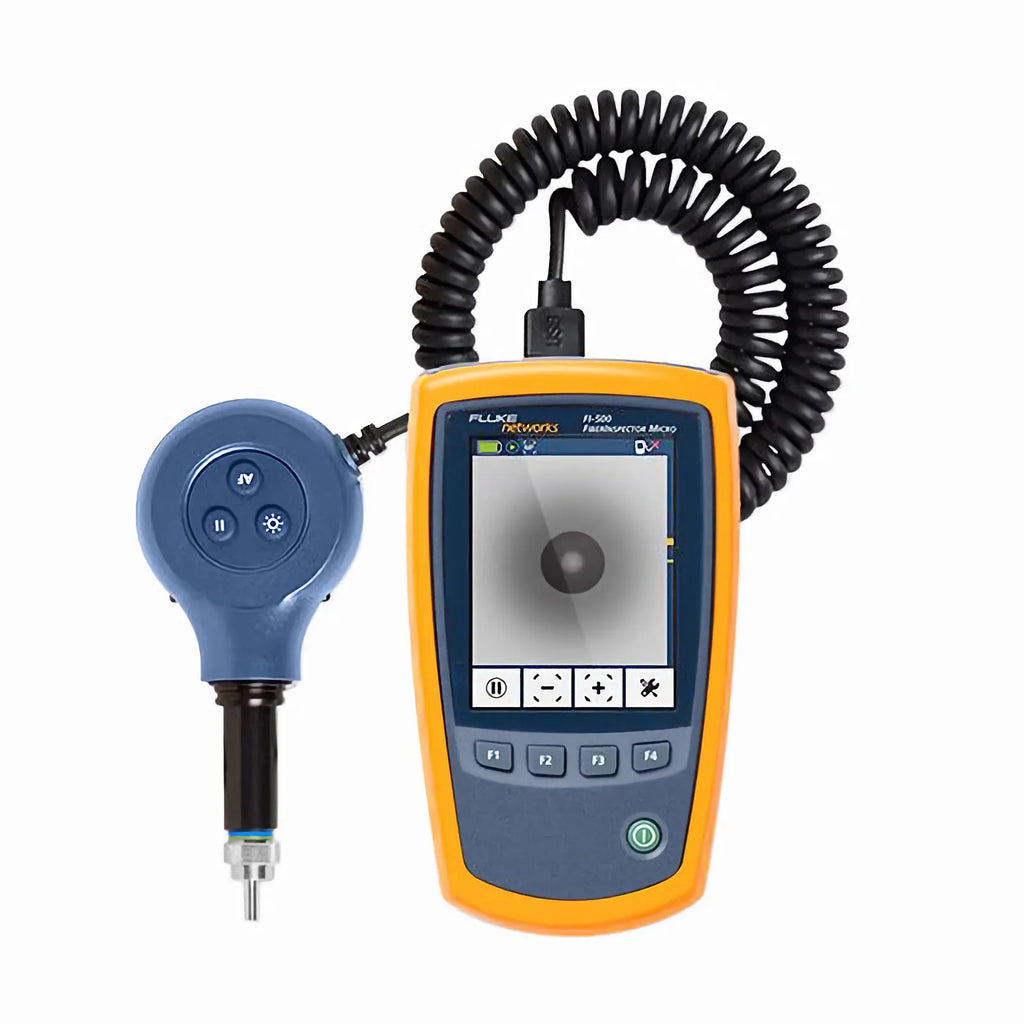 Fluke Networks FI-500 FiberInspectorâ„¢ Micro Fiber Inspection Scope Camera with LC/SC and 1.25mm/2.50mm Connector