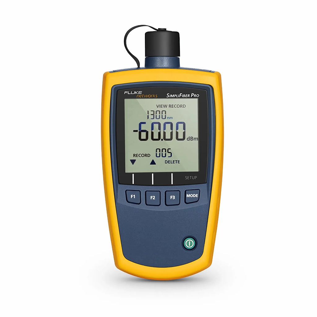 Fluke Networks SFPOWERMETER SimpliFiberÂ® Pro Handheld Optical Power Meter with 2.5mm SC/FC/ST Connector