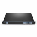 16 Channels DWDM Mux Demux, 100GHz C21-C36, with Monitor, Expansion and 1310nm Port, 4.4dB Typical IL, LC/UPC, Dual Fiber, FMU 1U Rack Mount