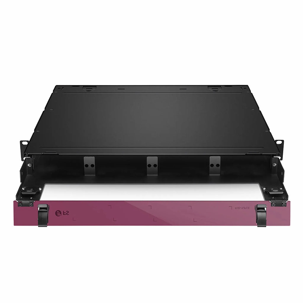 FHDâ„¢ High Density 1U Rack Mount Enclosure Unloaded, Sliding Drawer, Holds up to 4 x FHDâ„¢ Cassettes, Panels, or Splice Trays, 144 Fibers (LC)