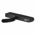 25pcs/Bag 5.12in.L x 0.59in.W Hook and Loop Cable Ties, Pre-Cut Design, Self-bundling, Black