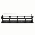 FHDâ„¢ High Density 1U Rack Mount Blank Enclosure Unloaded, Detachable Cable Management Lacer Panel and Bar, Holds up to 4 x FHDâ„¢ Panels, 144 Fibers (LC)