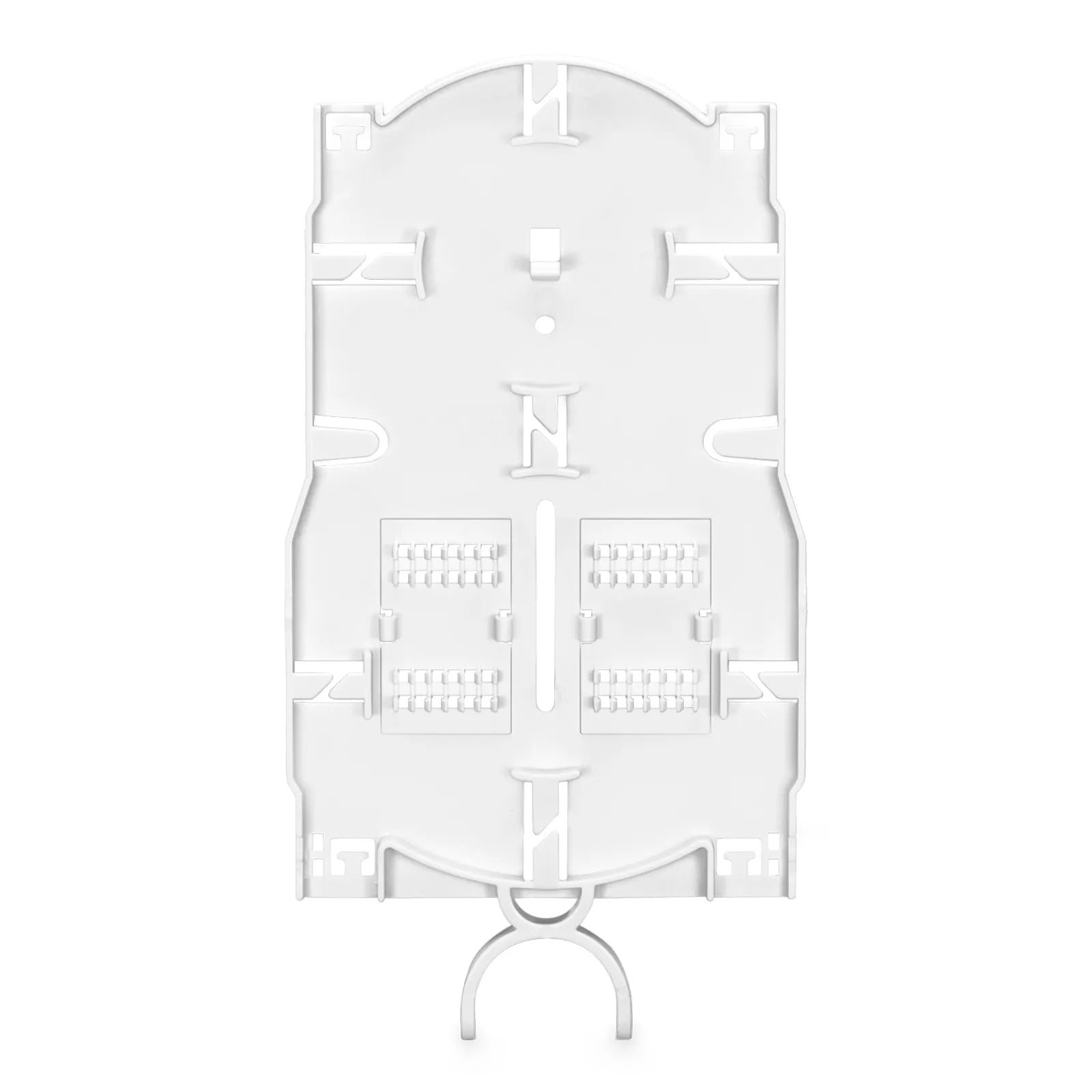 24 Fibers Fusion Splice Tray for Heat-Shrink Fusion Splices, 0.39" x 4.72" x 8.98", Suitable for FS-S008-1O4R-6-24F, FS-S008R-1O6R-10-24F