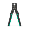 Cat5/6/7 RJ45 Pass-Through Professional Modular Crimper with Built-in Wire Cutter and Stripper