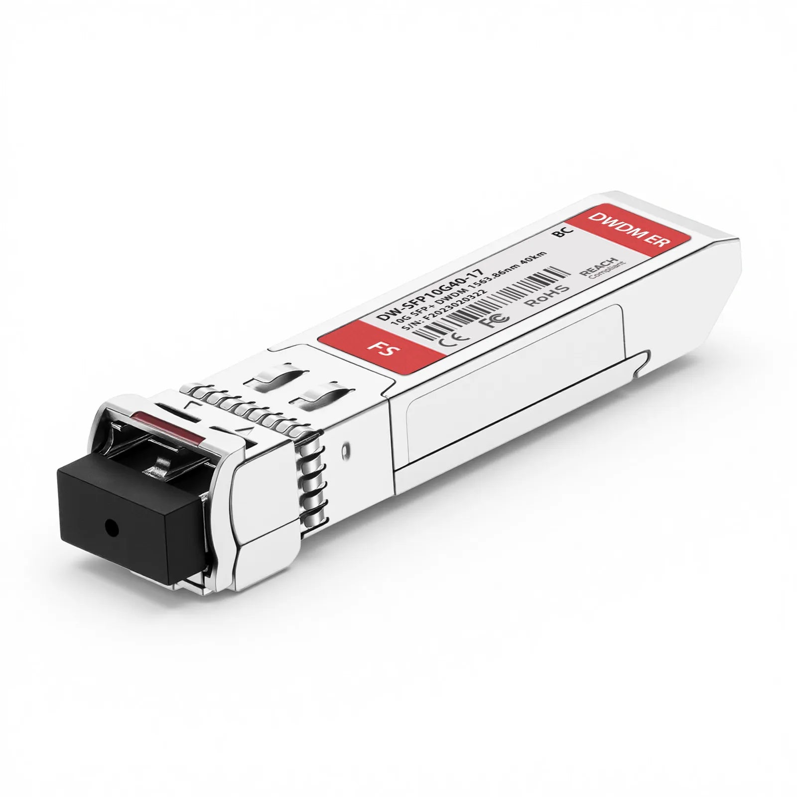 Broadcom Compatible C17 SFP+ 10G DWDM 1563.86nm 100GHz 40km DOM Duplex LC/UPC SMF Optical Transceiver Module for Transmission