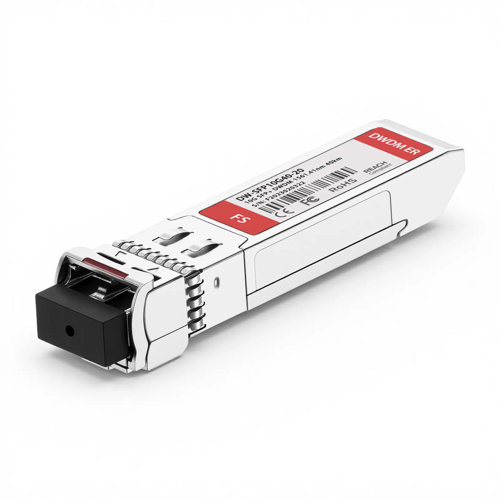 Cisco C20 DWDM-SFP10G-61.41 Compatible SFP+ 10G DWDM 1561.42nm 100GHz 40km DOM Duplex LC/UPC SMF Optical Transceiver Module for Transmission