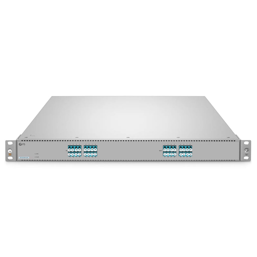 D5130-W16-M Multimode Low Loss All-Optical Circuit Switch, 16 x 16 Ports, Redundant AC PSUs, Support WebGUI Network Management