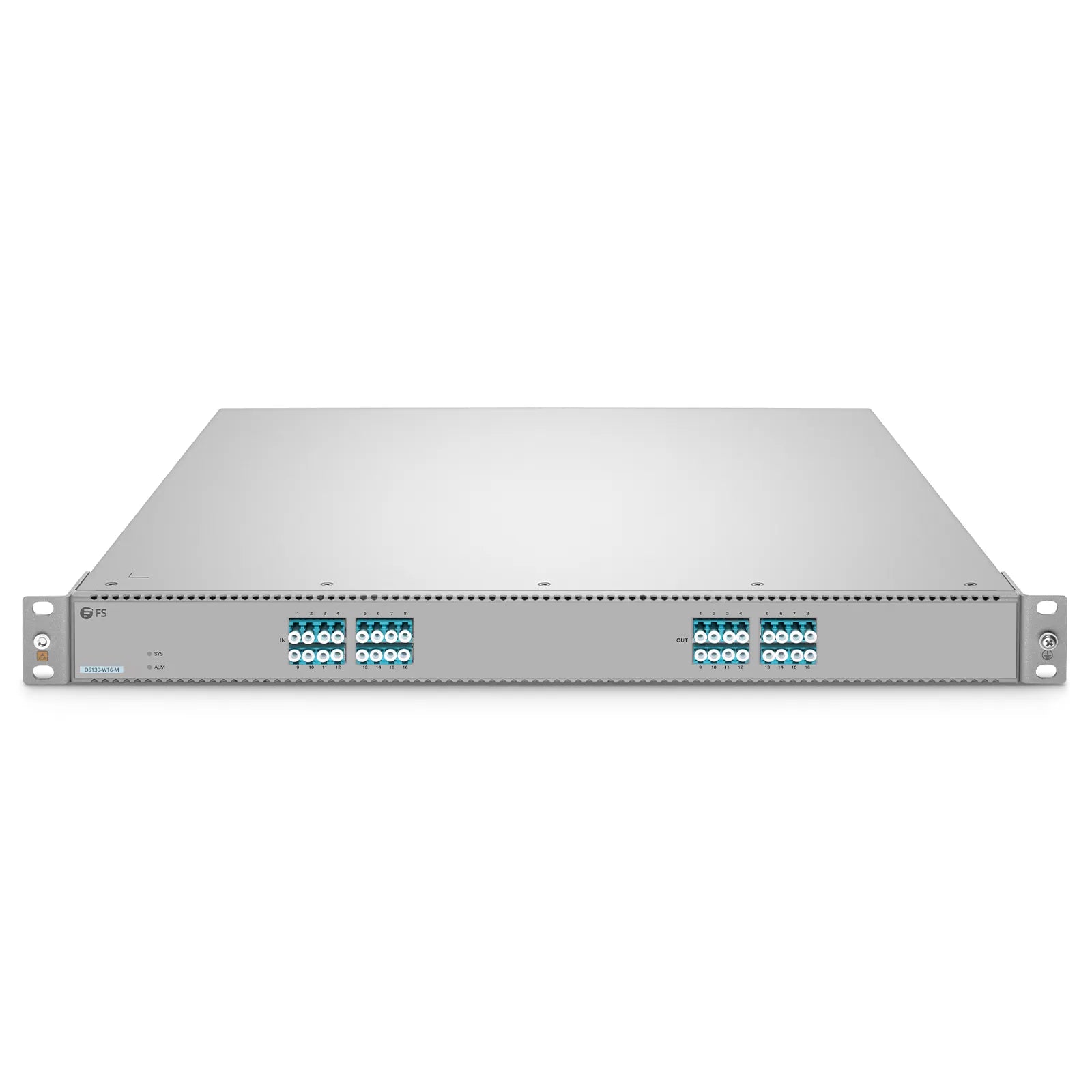 D5130-W16-M Multimode Low Loss All-Optical Circuit Switch, 16 x 16 Ports, Redundant AC PSUs, Support WebGUI Network Management