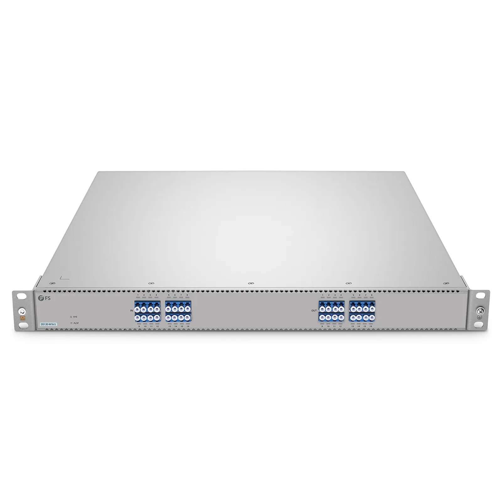 D5130-W16-S Single-mode Low Loss All-Optical Circuit Switch with Built-in OPD, 16 x 16 Ports, Redundant AC PSUs, Support WebGUI Network Management