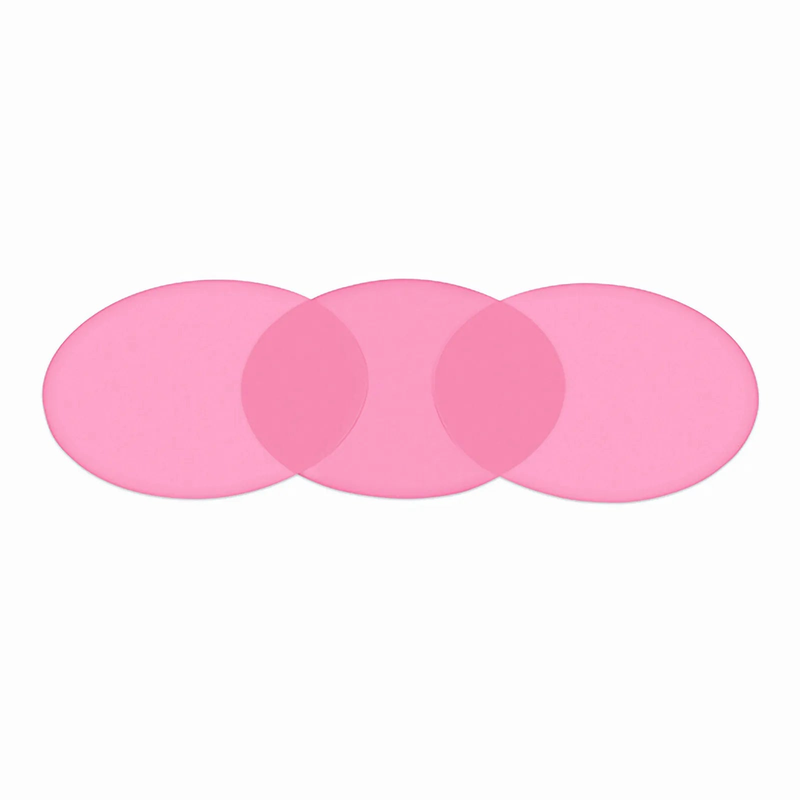 3Î¼m 1 Piece Pink Polishing Film with 127mm Diameter