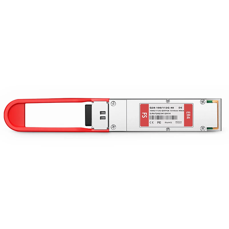 Dell QSFP28-100/112G-ER4 Compatible 100GBASE-ER4 and 112G OTU4 QSFP28 Dual Rate 4 x 25G NRZ 1310nm 40km DOM Duplex LC/UPC SMF Optical Transceiver Module