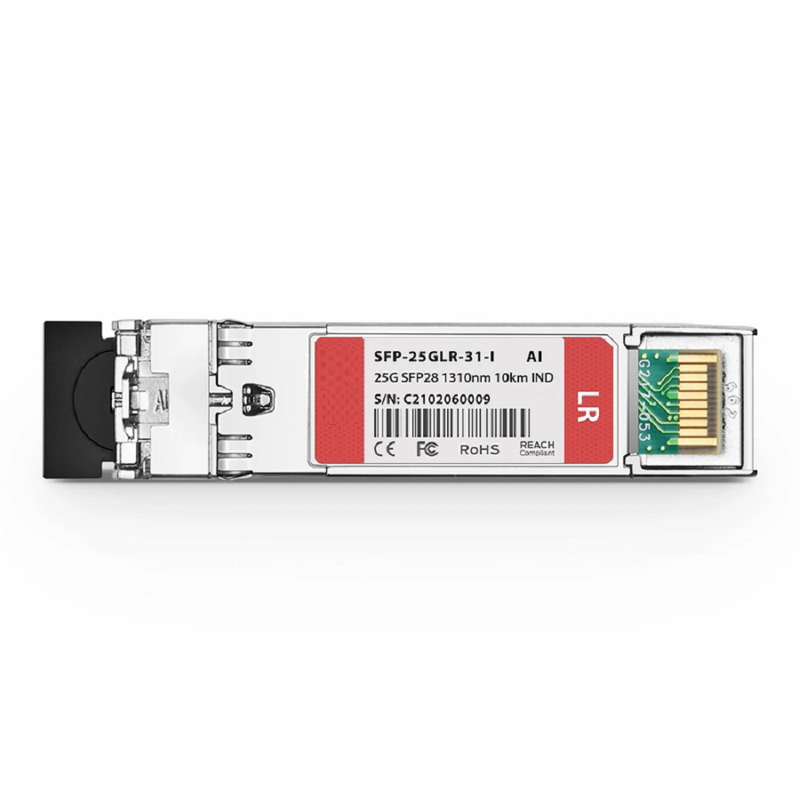 Cisco SFP-10/25G-LR-I Compatible 10/25GBASE-LR SFP28 Dual-rate 1310nm 10km DOM Duplex LC/UPC SMF Optical Transceiver Module (Industrial)