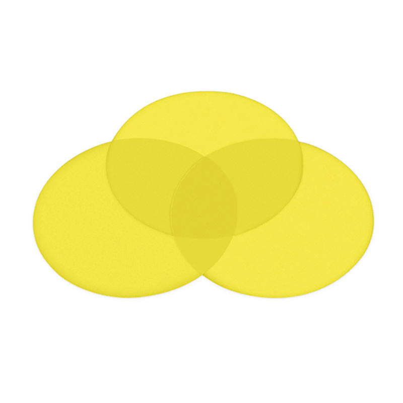 30Î¼m 1 Piece Yellow Polishing Film with 127mm Diameter