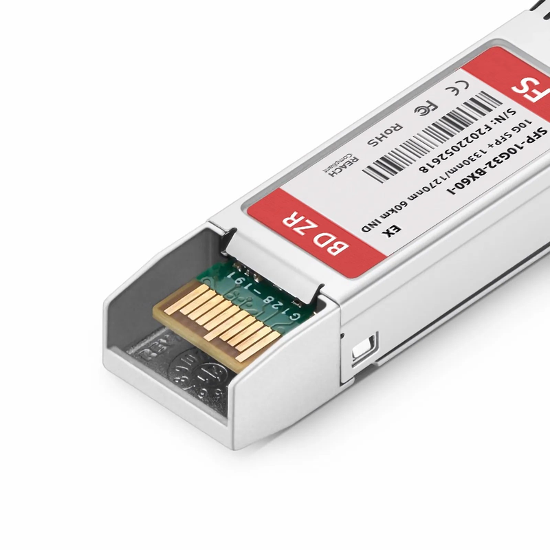Extreme Networks 10GB-BX60-D-I Compatible 10GBASE BiDi SFP+ 1330nm-TX/1270nm-RX 60km DOM Simplex LC/UPC SMF Optical Transceiver Module (Industrial)