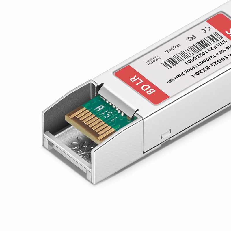 Cisco Compatible 10GBASE-BX20-U BiDi SFP+ 1270nm-TX/1330nm-RX 20km DOM Simplex LC/UPC SMF Optical Transceiver Module (Industrial)