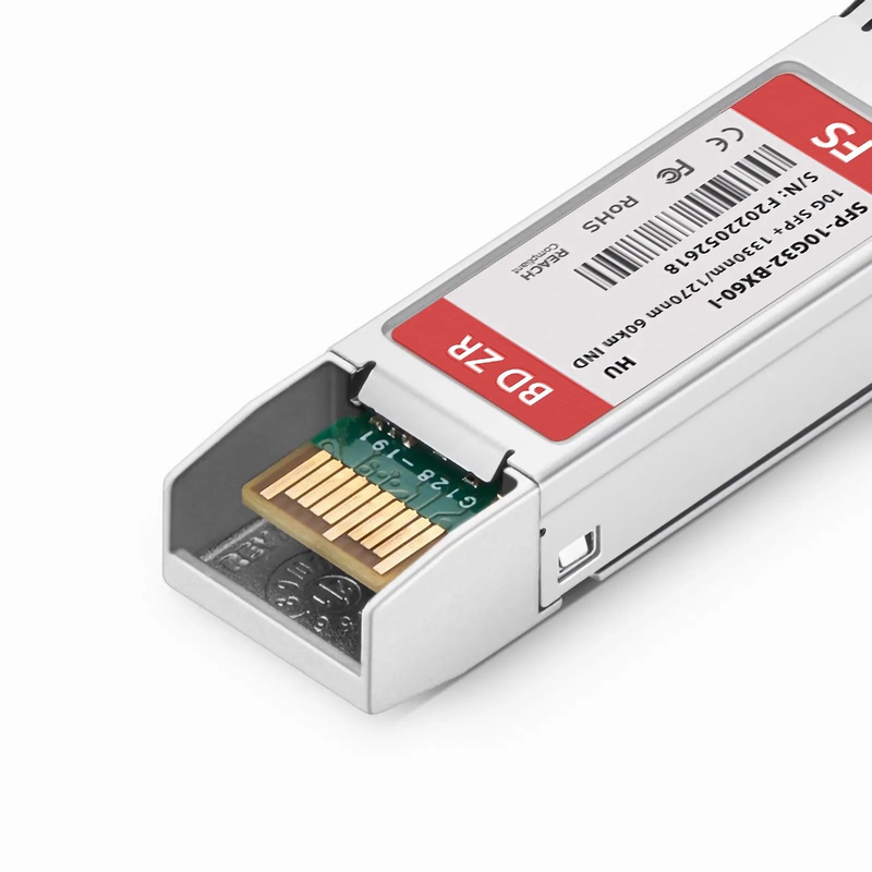 HW SFP-10G-BXD6-I Compatible 10GBASE BiDi SFP+ 1330nm-TX/1270nm-RX 60km DOM Simplex LC/UPC SMF Optical Transceiver Module (Industrial)