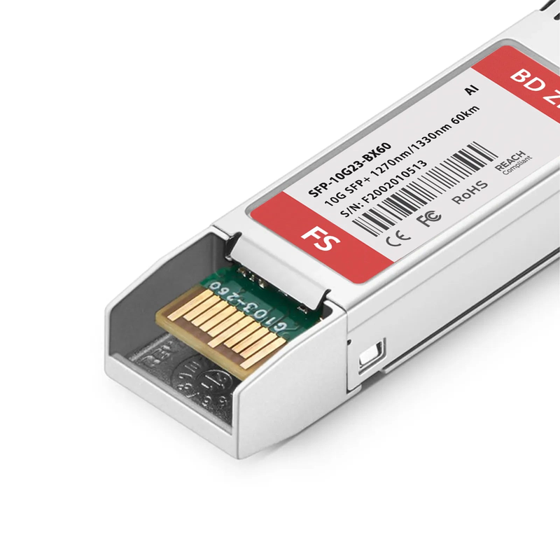 Arista Networks Compatible 10GBASE-BX60-U BiDi SFP+ 1270nm-TX/1330nm-RX 60km DOM Simplex LC/UPC SMF Optical Transceiver Module