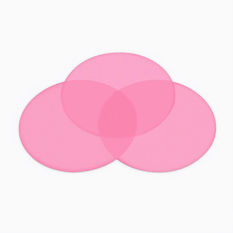 3Î¼m 1 Piece Pink Polishing Film with 127mm Diameter