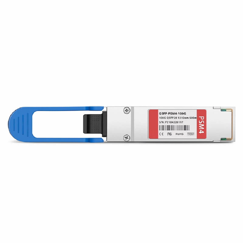Cisco QSFP-100G-PSM4-S Compatible 100GBASE-PSM4 QSFP28 4 x 25G NRZ 1310nm 500m DOM MPO-12/APC SMF Optical Transceiver Module, Breakout to 4 x 25G-LR