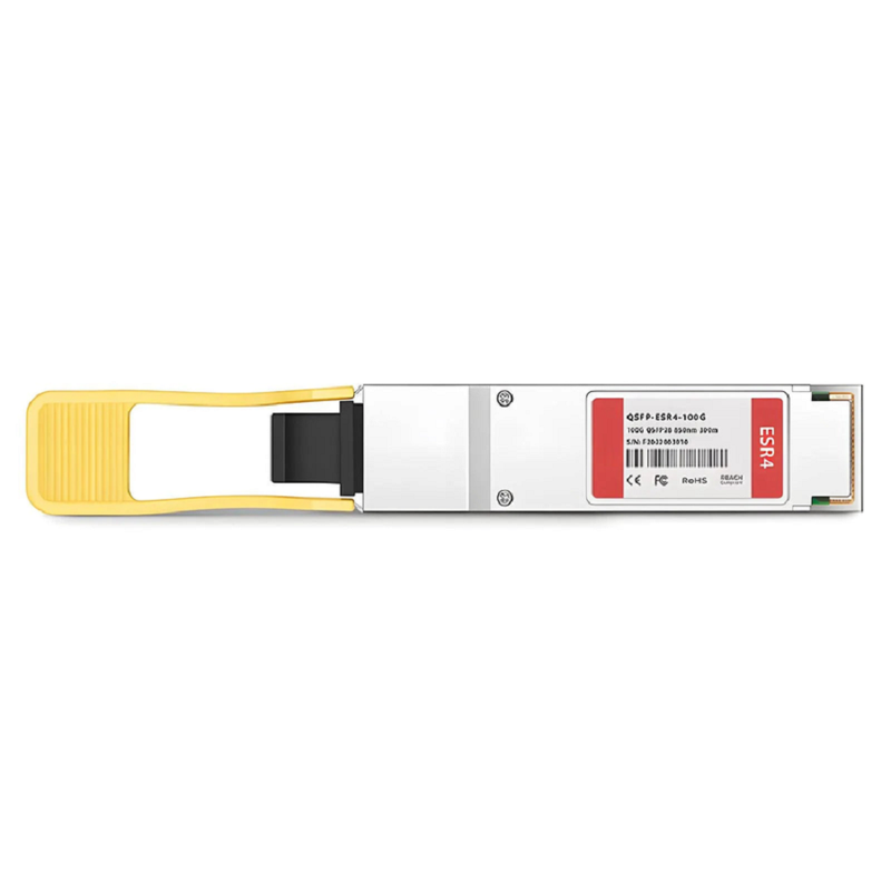 Cisco QSFP-100G-SR4-S Compatible 100GBASE-ESR4 QSFP28 4 x 25G NRZ 850nm 300m OM4 DOM MPO-12/UPC MMF Optical Transceiver Module, Breakout to 4 x 25G-ESR
