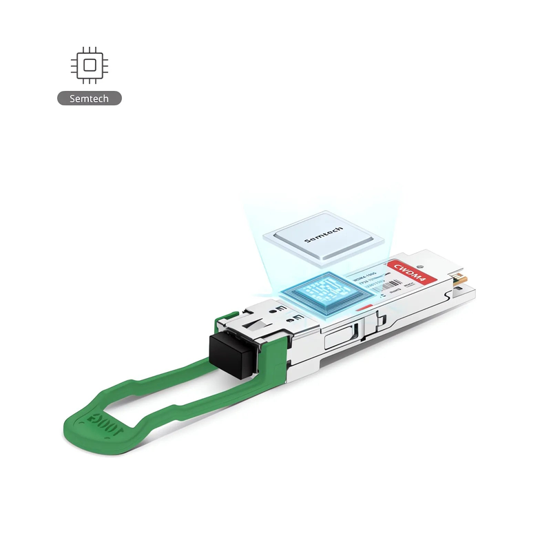 Cisco QSFP-100G-CWDM4-S Compatible 100GBASE-CWDM4 QSFP28 4 x 25G NRZ 1310nm 2km DOM Duplex LC/UPC SMF Optical Transceiver Module
