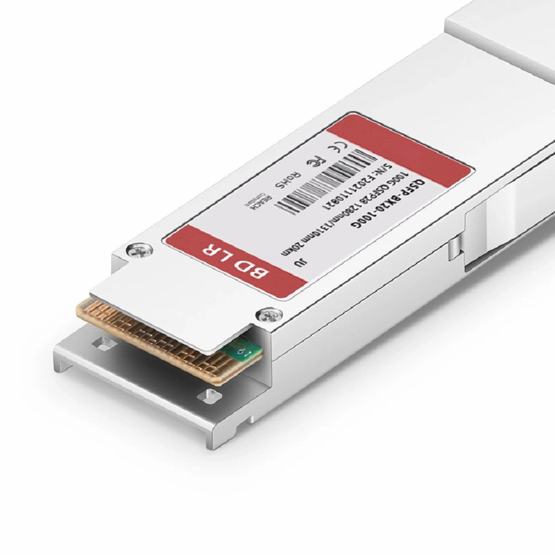 Cisco Compatible 100GBASE-LX4 QSFP28 4 x 25G NRZ 1310nm 2km/100m DOM Duplex LC/UPC SMF/MMF Optical Transceiver Module