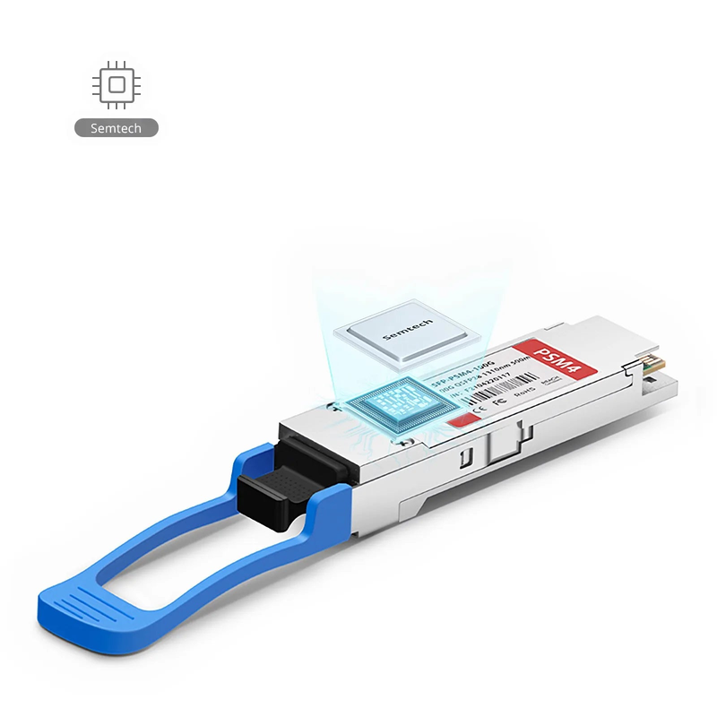 Cisco QSFP-100G-PSM4-S Compatible 100GBASE-PSM4 QSFP28 4 x 25G NRZ 1310nm 500m DOM MPO-12/APC SMF Optical Transceiver Module, Breakout to 4 x 25G-LR